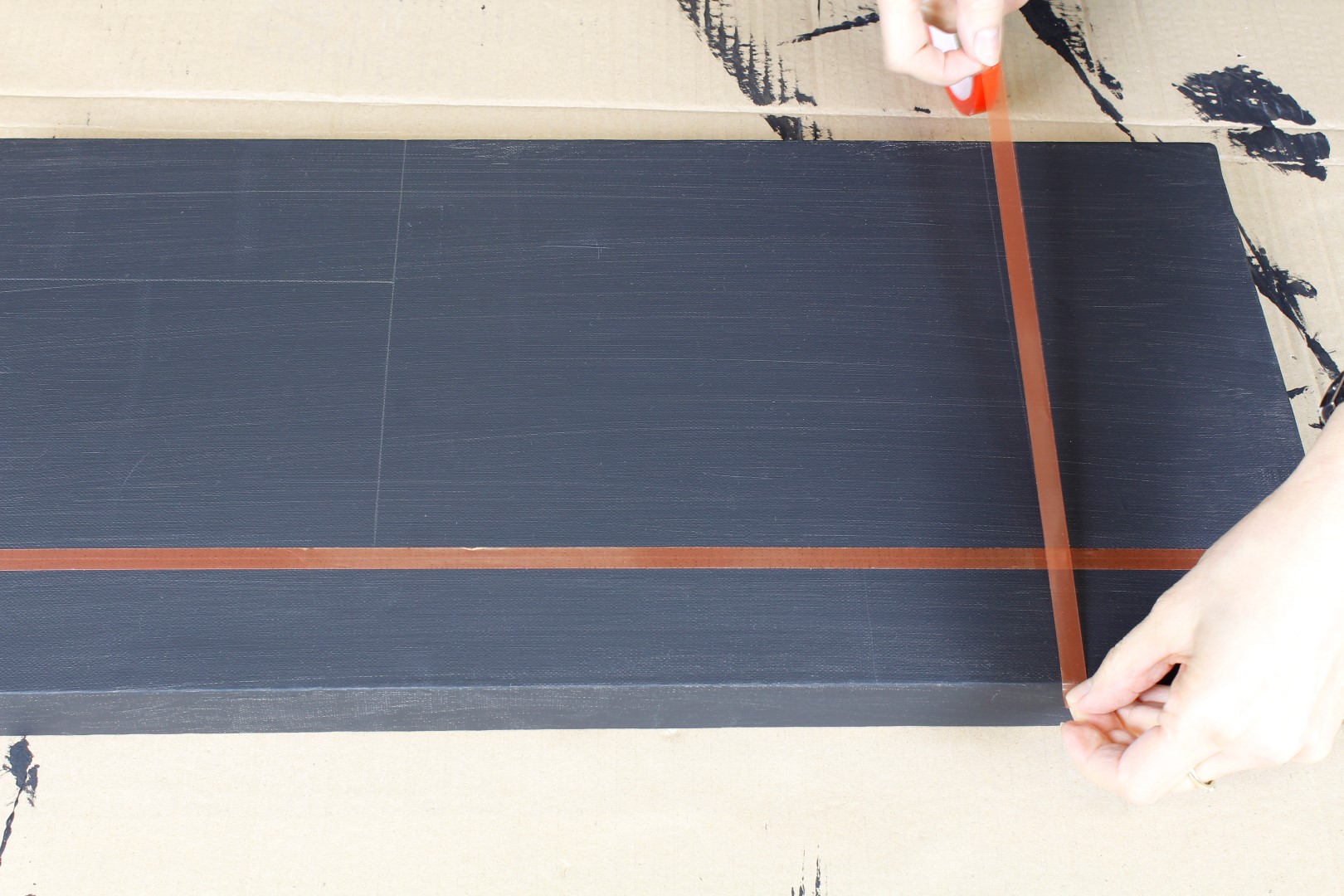 DIY Video - Edles Blattsilber auf Leinwand.