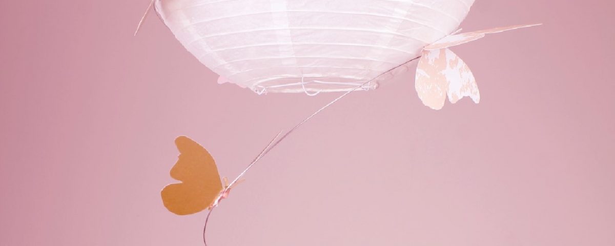 Kinderzimmer-Lampe-Schmetterling